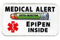 Medical Alert EpiPen Inside